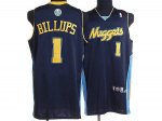 Jerseys Factory Cheap Nuggets #1 Chauncey Billups Embroidered Da