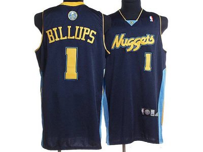 Jerseys Factory Cheap Nuggets #1 Chauncey Billups Embroidered Da
