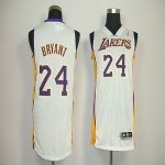 Jerseys Factory Cheap Revolution 30 Lakers #24 Kobe Bryant White
