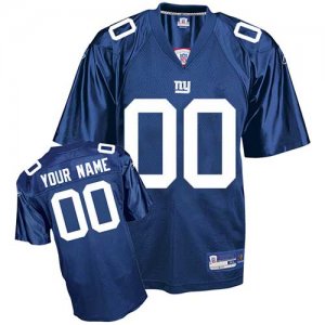 Jerseys Factory Cheap Giants Personalized Authentic Blue NFL Jer
