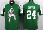 Jerseys Factory Cheap Nike Jets #24 Darrelle Revis Green Team Co