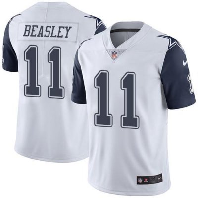 Jerseys Factory Cheap Nike Cowboys #11 Cole Beasley White Men's