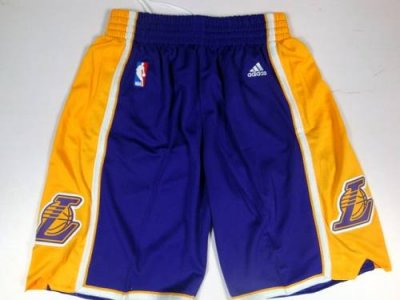 Jerseys Factory Cheap Los Angeles Lakers Purple NBA Shorts