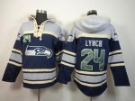Jerseys Factory Cheap Nike Seahawks #24 Marshawn Lynch Navy Blue