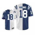 Jerseys Factory Cheap Nike Colts #18 Peyton Manning Royal Blue/W