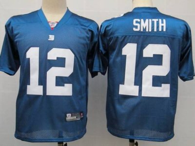 Jerseys Factory Cheap Giants #12 Steve Smith Stitched Blue NFL J