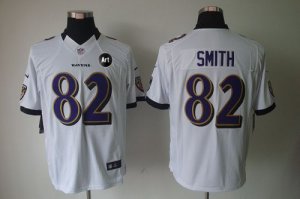 Jerseys Factory Cheap Nike Ravens #82 Torrey Smith White With Ar