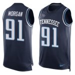 Jerseys Factory Cheap Nike Titans #91 Derrick Morgan Navy Blue A