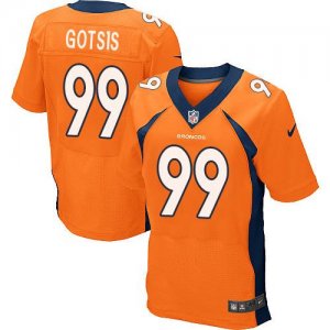 Jerseys Factory Cheap Nike Broncos #99 Adam Gotsis Orange Team C