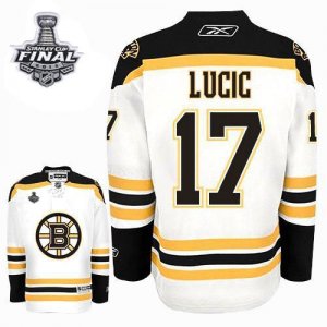 Jerseys Factory Cheap Bruins Stanley Cup Finals Patch #17 Milan