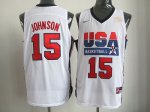 Jerseys Factory Cheap Nike Team USA #15 Magic Johnson White 2012