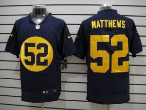 Jerseys Factory Cheap Nike Packers #52 Clay Matthews Navy Blue A
