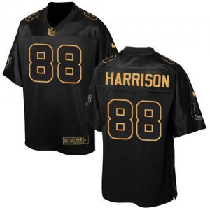 Jerseys Factory Cheap Nike Colts #88 Marvin Harrison Black Men's