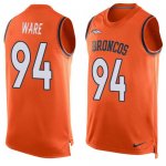 Jerseys Factory Cheap Nike Broncos #94 DeMarcus Ware Orange Team