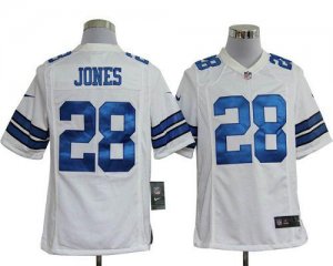 Jerseys Factory Cheap Nike Cowboys #28 Felix Jones White Men's E