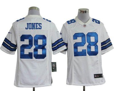 Jerseys Factory Cheap Nike Cowboys #28 Felix Jones White Men's E