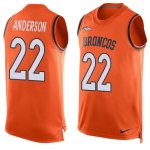 Jerseys Factory Cheap Nike Broncos #22 C.J. Anderson Orange Team