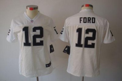 Jerseys Factory Cheap Nike Raiders #12 Jacoby Ford White Women's
