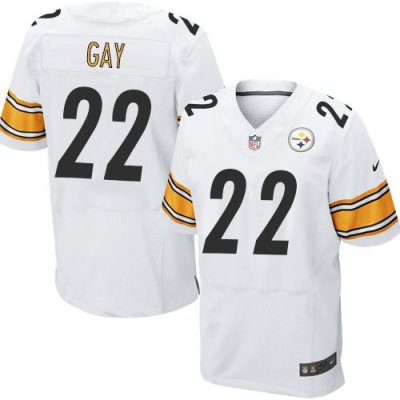Jerseys Factory Cheap Nike Steelers #22 William Gay White Men's