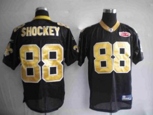 Jerseys Factory Cheap Saints #88 Jeremy Shockey Black With Super