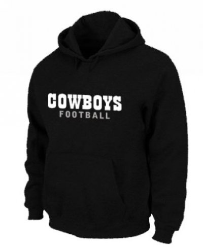 Jerseys Factory Cheap Dallas Cowboys Font Pullover Hoodie Black