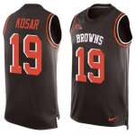 Jerseys Factory Cheap Nike Browns #19 Bernie Kosar Brown Team Co