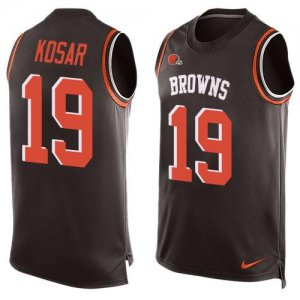 Jerseys Factory Cheap Nike Browns #19 Bernie Kosar Brown Team Co