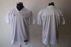 Jerseys Factory Cheap Crimson Tide Blank White Embroidered NCAA