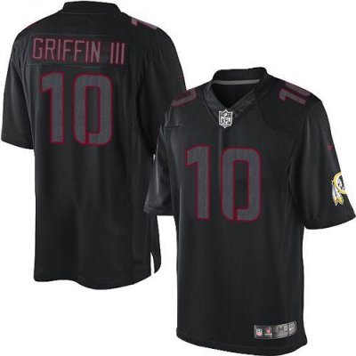 Jerseys Factory Cheap Nike Redskins #10 Robert Griffin III Black