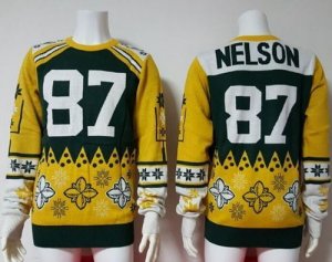 Jerseys Factory Cheap Nike Packers #87 Jordy Nelson Green/Yellow