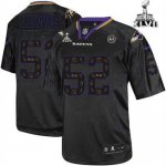 Jerseys Factory Cheap Nike Ravens #52 Ray Lewis New Lights Out B