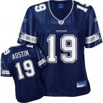 Jerseys Factory Cheap Cowboys #19 Miles Austin Blue Women's Team