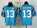 Jerseys Factory Cheap Nike Panthers #13 Kelvin Benjamin Blue Alt
