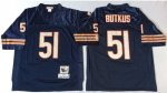 Jerseys Factory Cheap Mitchell&Ness Bears #51 Dick Butkus Blue S