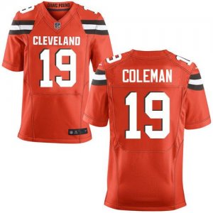 Jerseys Factory Cheap Nike Browns #19 Corey Coleman Orange Alter