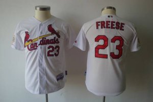Jerseys Factory Cheap Cardinals #23 David Freese White 2011 Worl