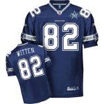 Jerseys Factory Cheap Cowboys #82 Jason Witten Blue Team 50TH An