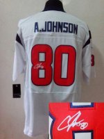 Jerseys Factory Cheap Nike Texans #80 Andre Johnson White Men's