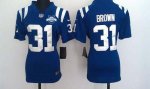 Jerseys Factory Cheap Nike Colts #31 Donald Brown Royal Blue Tea