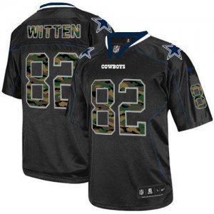 Jerseys Factory Cheap Nike Cowboys #82 Jason Witten Black Men's