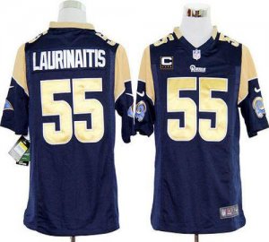 Jerseys Factory Cheap Nike Rams #55 James Laurinaitis Navy Blue