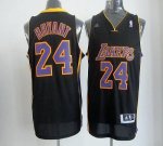 Jerseys Factory Cheap Lakers #24 Kobe Bryant Black With Purple N