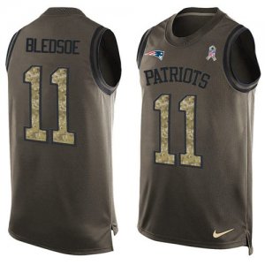 Jerseys Factory Cheap Nike Patriots #11 Drew Bledsoe Green Men's