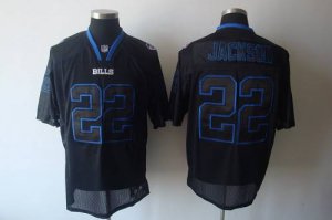 Jerseys Factory Cheap Bills #22 Fred Jackson Lights Out Black St