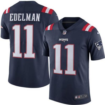 Jerseys Factory Cheap Nike Patriots #11 Julian Edelman Navy Blue