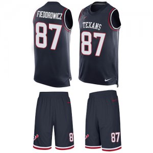 Jerseys Factory Cheap Nike Texans #87 C.J. Fiedorowicz Navy Blue