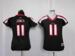 Jerseys Factory Cheap Falcons #11 Julio Jones Black Women's Fiel