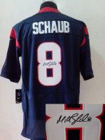 Jerseys Factory Cheap Nike Texans #8 Matt Schaub Navy Blue Team
