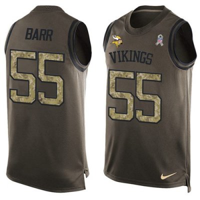 Jerseys Factory Cheap Nike Vikings #55 Anthony Barr Green Men's