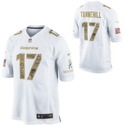 Jerseys Factory Cheap Nike Dolphins #17 Ryan Tannehill White Men